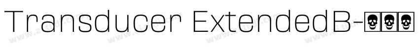 Transducer ExtendedB字体转换